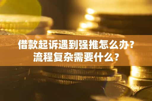 武汉借款起诉遇到强推怎么办？流程复杂需要什么？