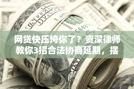 武汉网贷快压垮你了？资深律师教你3招合法协商延期，摆脱暴力催收！