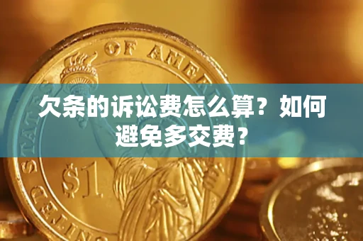 武汉欠条的诉讼费怎么算？如何避免多交费？