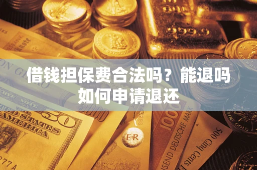 武汉借钱担保费合法吗？能退吗如何申请退还