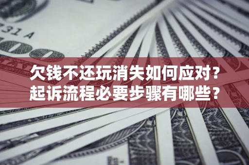 武汉欠钱不还玩消失如何应对？起诉流程必要步骤有哪些？