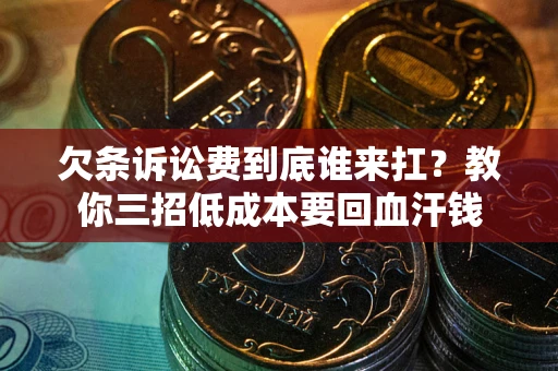 武汉欠条诉讼费到底谁来扛？教你三招低成本要回血汗钱